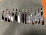 Set of chromatic tuning forks, RAGG Tuning Forks (United Kingdom), Blue metal and velvet, United Kingdom